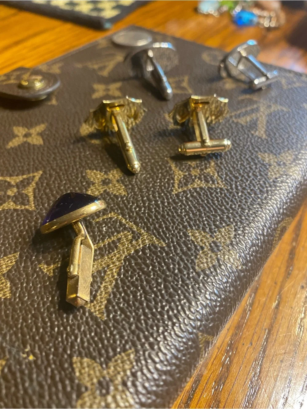 Vintage Mens Cufflinks Lot of 4 Pairs MCM Signed Swank Anson Retro Old Money